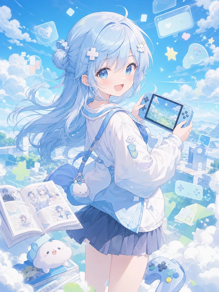 游咔二次元游戏与漫画娱乐氛围图